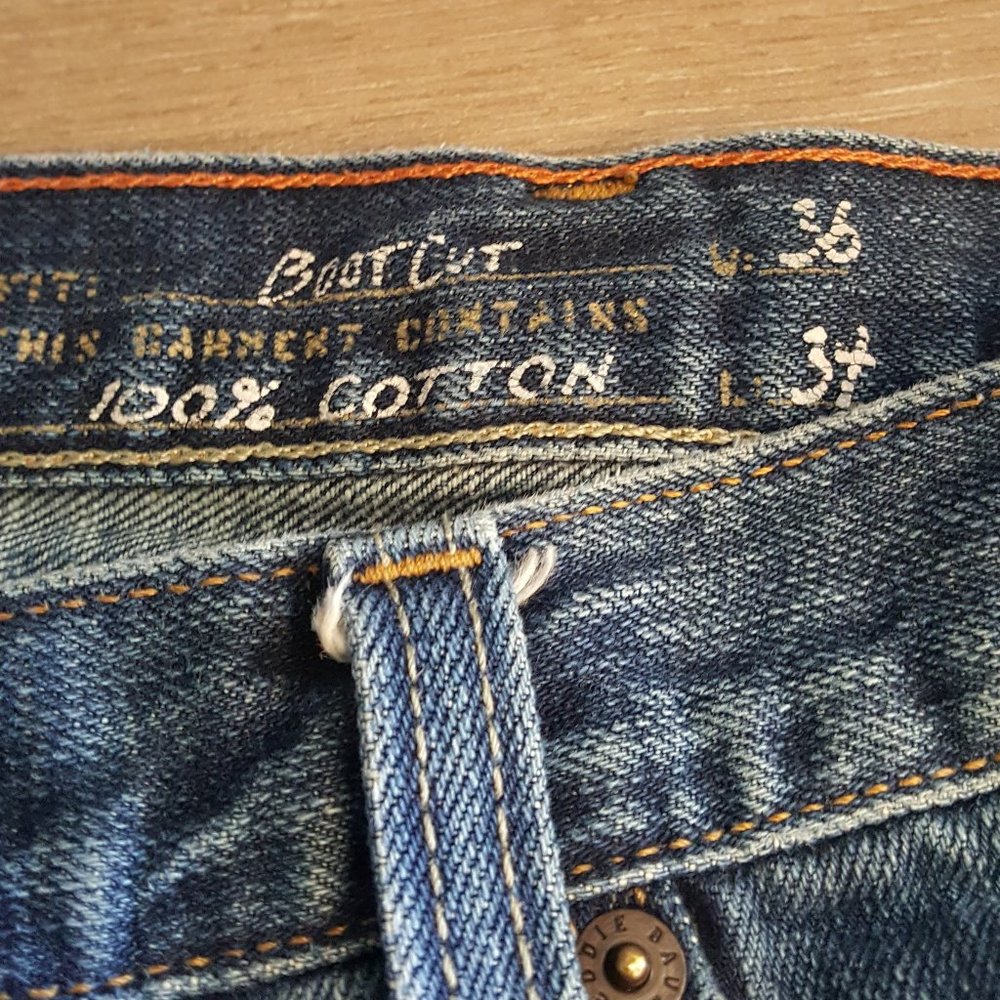 Eddie Bauer Mens Bootcut Jeans 36/34 - Picture 4 of 6